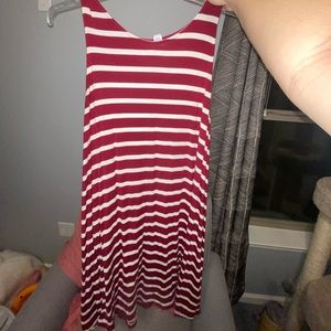 Stretchy striped dress
